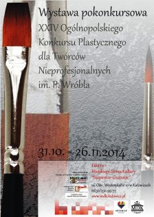 Wróbel 2014 - 2 - plakat na wystawę strona