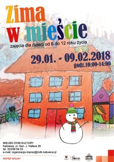 Zima w mieście 2018 - plakat