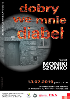 Nikiszowieckie Lato 2019 - Monika Szomko - plakat - Kopia