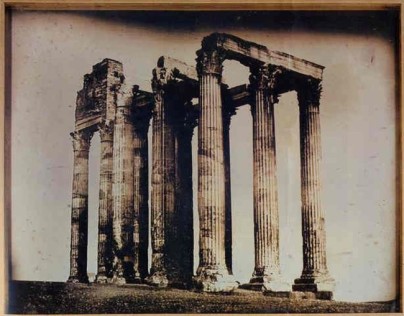 Świątynia Zeusa - Ateny 1842