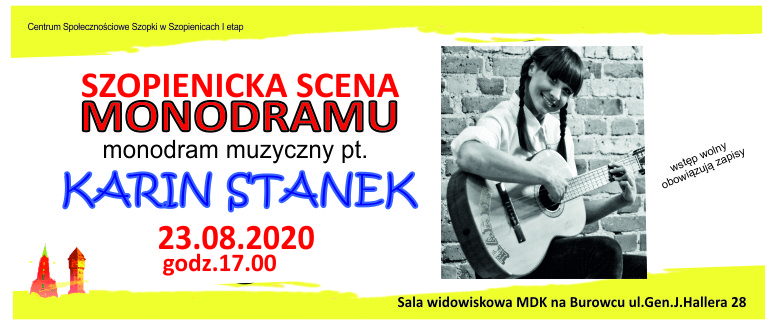 KARIN STANEK – monodram muzyczny 23.08.20