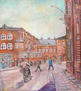 Andrzej Górnik "Nikiszowiecki rynek" 2007r.
