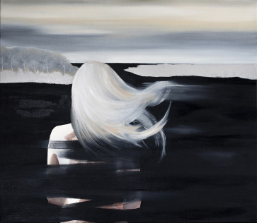 Joanna Róg-Ociepka, Czarny staw, 50x60cm,ol.pł,2021_m