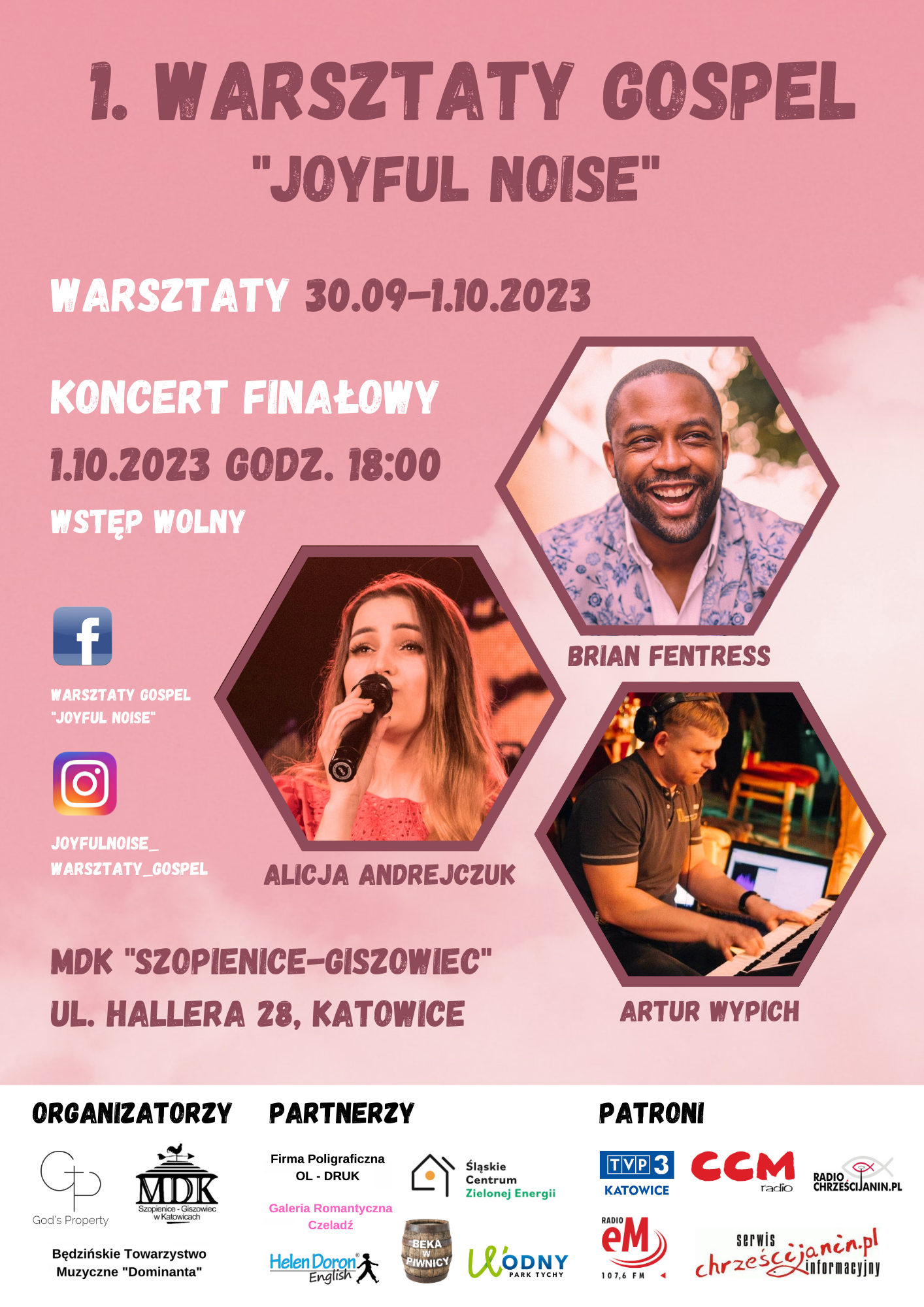 PLAKAT 1.WARSZTATY GOSPEL