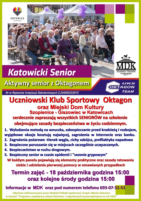 Plakat Okt MDK Szopienice 2023 – mały