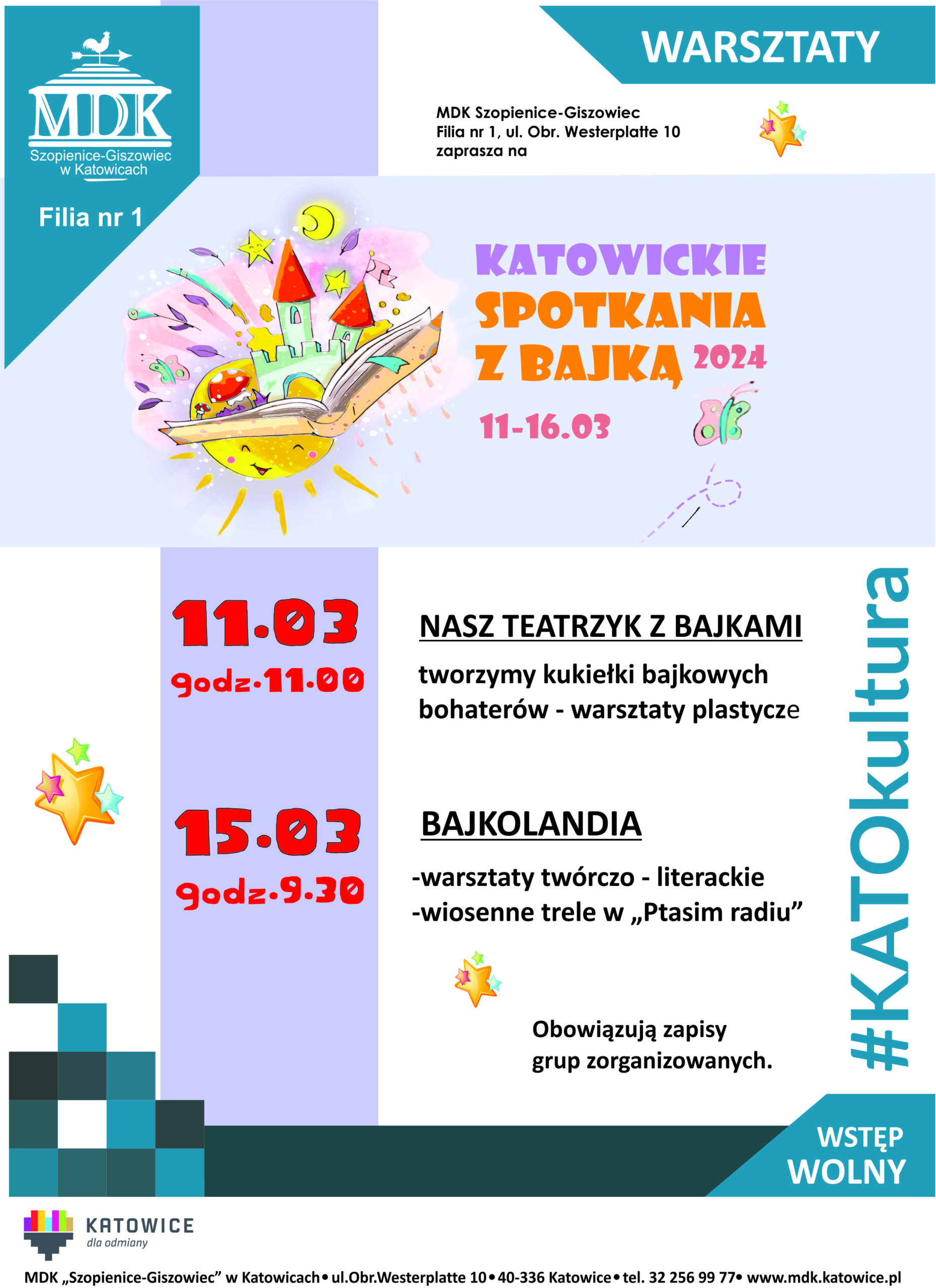 plakat spotkanie z bajką 2024