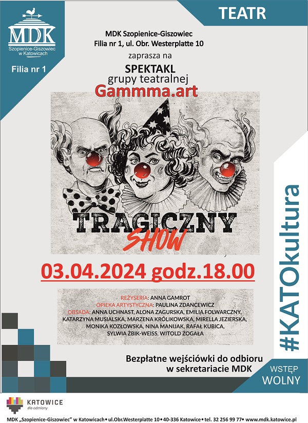 plakat tragiczny show-mały